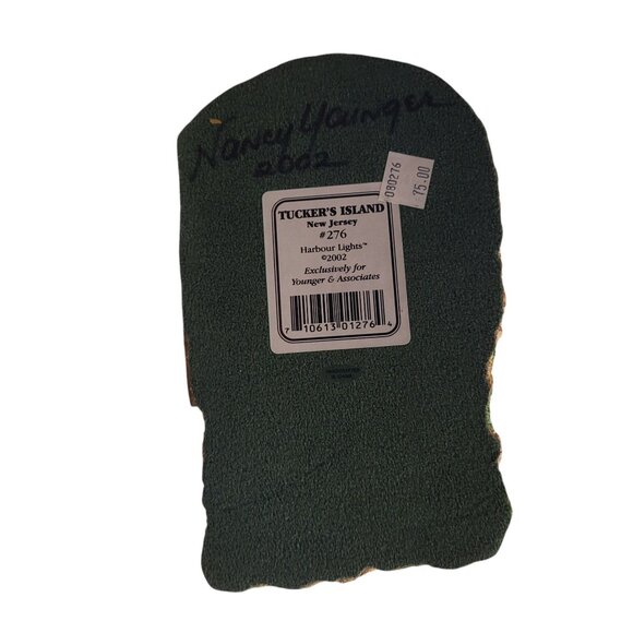 Harbour Lights 2002 Lighthouse Figurine #276 Tucker's Island New Jersey - Picture 5 of 7